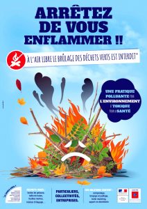 Affiche brûlage déchets verts